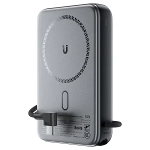 پاوربانک وایرلس 10.000Mah با سرعت 22.5W به همراه کابل تایپ سی و قابلیت استند مدل AceFast M24 (نسخه اورجینال + گارانتی شرکتی)
