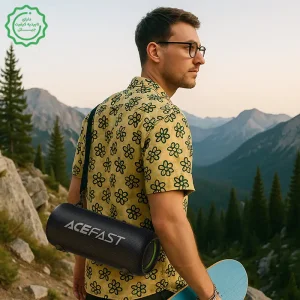 اسپیکر وایرلس 40W با قابلیت اتصال TWS و ضدآب IPX5 مدل AceFast K2 Air (نسخه اورجینال + گارانتی شرکتی)