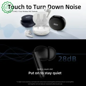 هندزفری بلوتوث از برند شیائومی مدل Qcy T13 ANC-2 (نسخه اورجینال شرکتی)