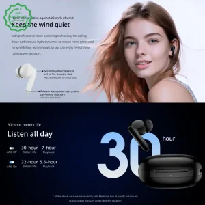 هندزفری بلوتوث از برند شیائومی مدل Qcy T13 ANC-2 (نسخه اورجینال شرکتی)