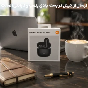هدفون بلوتوثی شیائومی ENC با دو میکروفن مدل Redmi Buds 8 Active (نسخه اورجینال + گارانتی جیتل)