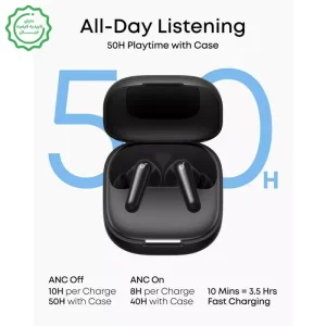 هدست بلوتوثی انکر با قابلیت ترجمه Ai و ANC مدل SoundCore R60i NC (نسخه اورجینال + گارانتی شرکتی)