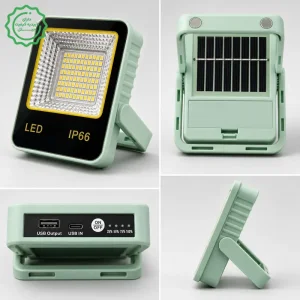 مینی پروژکتور خورشیدی 5 حالته استندشو مگنتی مدل Solar LED Light