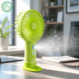 مینی پنکه مه پاش استنددار 3 سرعته مدل Spray Mini Fan TX263