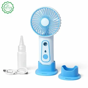 مینی پنکه مه پاش استنددار 3 سرعته مدل Spray Mini Fan TX263