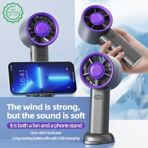 توربو فن و پنکه خنک کننده استنددار 3 سرعته مدل HandHeld Fan S1