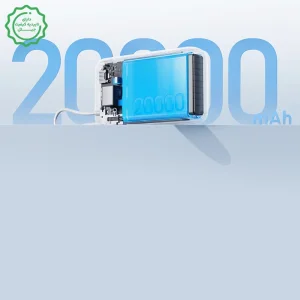پاوربانک 20.000Mah با توان 22.5W PD به همراه کابل USB-C مدل Xiaomi PB2020MI (نسخه اورجینال + گارانتی شرکتی)