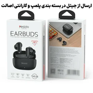 ایربادز بلوتوثی با قابلیت تاچ کنترل HIFI مدل Yesido TWS38 (نسخه اورجینال + گارانتی شرکتی)