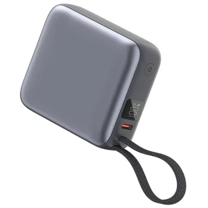 پاوربانک 10.000Mah با توان 35W PD به همراه کابل USB-C مدل QCY PB10C (نسخه اورجینال + گارانتی شرکتی)