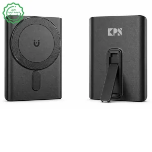 پاوربانک مگ سیف 10.000Mah با توان 22.5W PD و قابلیت استند مدل KPS WPG-103 (نسخه اورجینال + گارانتی شرکتی)