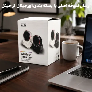 اسپیکر بلوتوثی چندکاره به همراه هولدر رومیزی RGB دار مدل ZJ-08