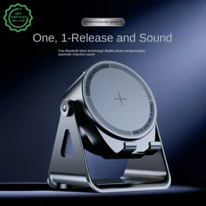 اسپیکر بلوتوثی چندکاره به همراه هولدر رومیزی RGB دار مدل ZJ-08