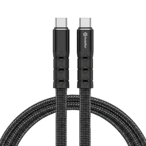 کابل کنفی سیم فلت USB-C 65W فست شارژ Soloffer CC-66 (اورجینال+گارانتی)