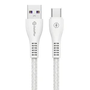 کابل سیلیکونی 5A فست شارژ Type-C مدل Soloffer X2 (اورجینال+گارانتی)