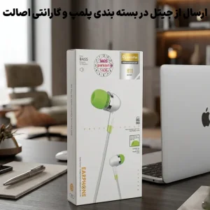 هندزفری مکالمه دار سیمی جک 3.5 میلی متر DEEP Base مدل Soloffer H11 (اورجینال+گارانتی)