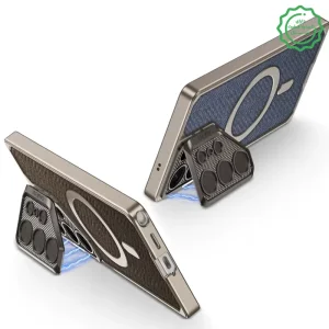 کاور طرح مگ سیف محافظ لنز استندشو مدل GKK Metal Lens مناسب برای Samsung Galaxy S25 Ultra