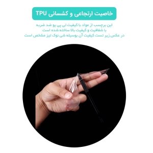 برچسب نانو پشت گوشی Xiaomi Redmi Note 15 Pro مدل فول کاور شفاف آنتی شوک