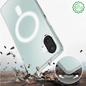 قاب مگ سیف شفاف مناسب برای Samsung Galaxy A06