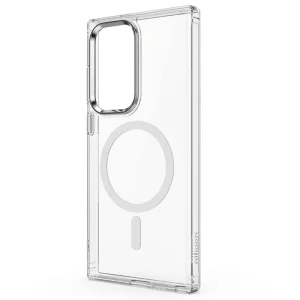 کاور شفاف مگ سیف مدل Belkin Clear Metal مناسب برای Samsung Galaxy S23 Ultra