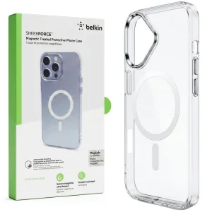 کاور شفاف مگ سیف مدل Belkin Clear Metal مناسب برای iPHONE 17