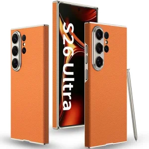 کاور چرمی مات GKK مدل Leather Case مناسب برای گوشی Samsung Galaxy S26 Ultra