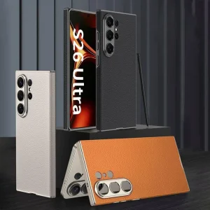 کاور چرمی مات GKK مدل Leather Case مناسب برای گوشی Samsung Galaxy S26 Ultra