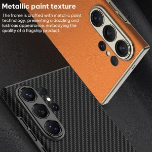کاور چرمی مات GKK مدل Leather Case مناسب برای گوشی Samsung Galaxy S26 Ultra