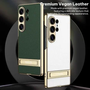 کاور چرمی استندار مدل GKK Stand Design مناسب برای گوشی Samsung Galaxy S26 Ultra