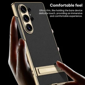 کاور چرمی استندار مدل GKK Stand Design مناسب برای گوشی Samsung Galaxy S26 Ultra