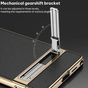 کاور چرمی استندار مدل GKK Stand Design مناسب برای گوشی Samsung Galaxy S26 Ultra