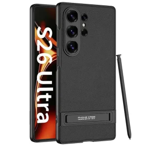 کاور چرمی استندار مدل GKK Stand Design مناسب برای گوشی Samsung Galaxy S26 Ultra