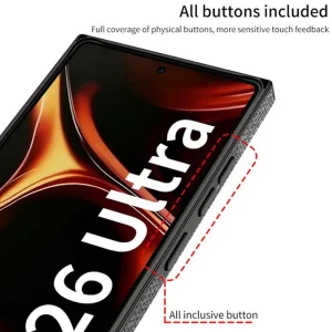 کاور طرح پارچه مگ سیف دار مدل GKK Curved Leather مناسب برای Samsung Galaxy S26 Ultra