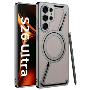 کاور چرمی GKK مدل AI Magsafe مناسب برای گوشی Samsung Galaxy S26 Ultra