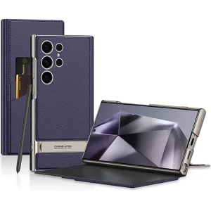 کیف چرمی GKK مدل Triumph Ultra-Thin مناسب برای گوشی Samsung Galaxy S24 Ultra