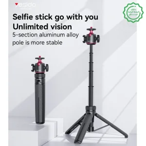سه پایه و مونوپاد مدل 360 درجه 650MM از برند یسیدو Yesido SF26 (100% اورجینال)