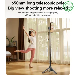 سه پایه و مونوپاد مدل 360 درجه 650MM از برند یسیدو Yesido SF26 (100% اورجینال)