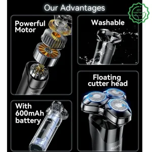 ماشین ریش تراش مدل ضدآب IPX7 3D Floating از برند YESIDO MG05 (100% اورجینال)