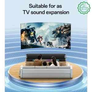 اسپیکر بلوتوثی ساندبار مدل RGB 10W Hifi Sound از برند یسیدو Yesido YSW27 (100% اورجینال)