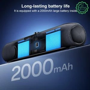 اسپیکر بلوتوثی ساندبار مدل Dual Bass 20W Power Full Sound از برند یسیدو Yesido YSW42 (100% اورجینال)