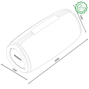 اسپیکر بلوتوثی بوم باکس مدل 30W TWS RGB از برند یسیدو Yesido YSW38 (100% اورجینال)