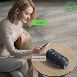 اسپیکر بلوتوثی بوم باکس مدل ضدآب 60W RGB IPX5 از برند یسیدو Yesido YSW43 (100% اورجینال)