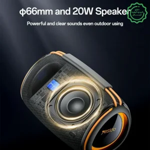اسپیکر بلوتوثی بوم باکس مدل 20W TWS RGB از برند یسیدو Yesido YSW39 (100% اورجینال)