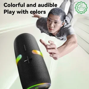 اسپیکر بلوتوثی بوم باکس 30W مدل ضدآب IPX6 TWS RGB از برند یسیدو Yesido YSW22 (100% اورجینال)