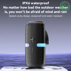 اسپیکر بلوتوثی بوم باکس 30W مدل ضدآب IPX6 TWS RGB از برند یسیدو Yesido YSW22 (100% اورجینال)