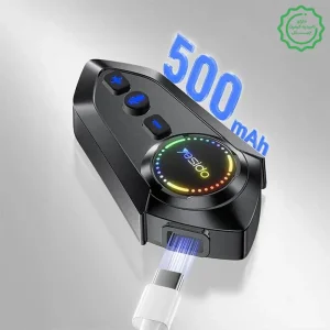اسپیکر و هدست بلوتوثی برای کلاه کاسکت موتور سیکلت مدل ضدآب IPX6 از برند یسیدو Yesido VC19 (100% اورجینال)