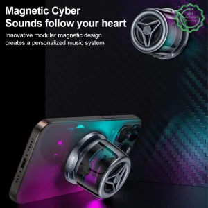مینی اسپیکر بلوتوثی مگنتی 3W مدل استندشو RGB از برند یسیدو Yesido YSW32 (100% اورجینال)