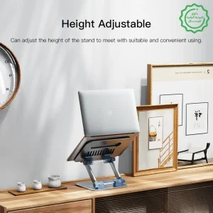 استند نگهدارنده رومیزی لپتاپ آلومینیومی مدل 20K از برند YESIDO LP04 (100% اورجینال)