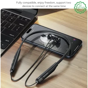هندزفری بلوتوثی گردنی با قابلیت Magnet NeckBand از برند یسیدو مدل Yesido YSP20 (100% اورجینال)