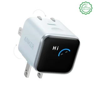 آداپتور فست شارژ 45 وات با نمایشگر هوشمند از برند انکر مدل ANKER Nano Charger 45W A121D (100% اورجینال-نسخه چین)