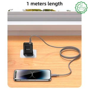 کابل مغناطیسی فست شارژر یو اس بی به آیفون با سرعت 2.4A مدل Yesido CA174 (100% اورجینال)